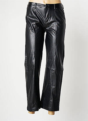 Pantalon drept elasticitate mărime normală negru ICHI femeie