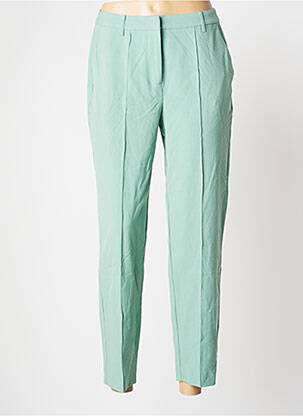 Pantalon drept elasticitate mărime normală verde ICHI femeie