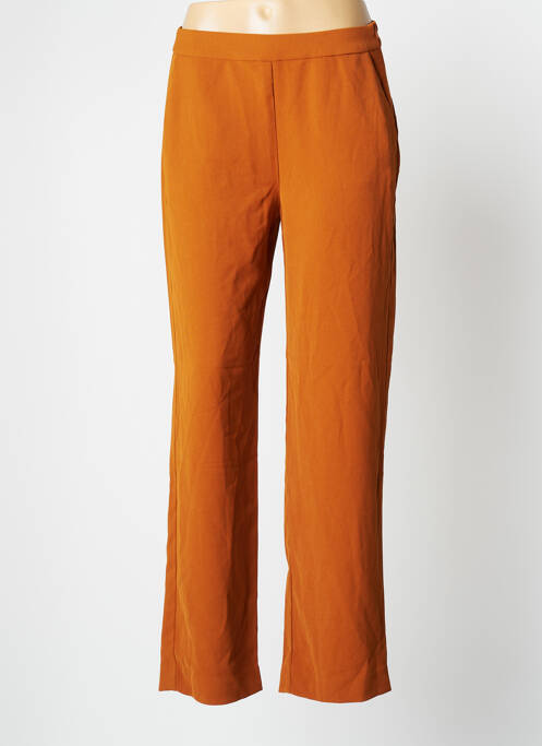 Pantalon drept maro ICHI femeie