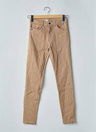 Pantalon slim conic talie înaltă bej PAKO LITTO femme