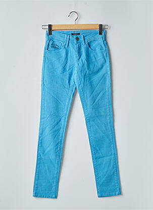 Blugi cu croială slim albastru MORGAN femeie