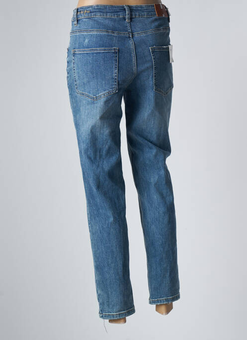 Blugi cu croială dreaptă albastru JANE BLUE femeie