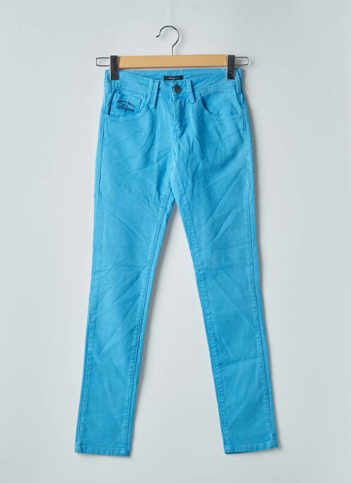 Blugi cu croială slim albastru MORGAN femeie