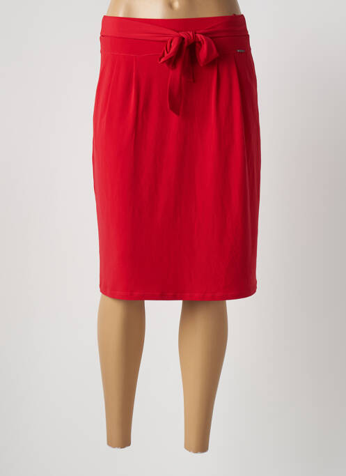 Fustă midi roșu COMMA, femeie