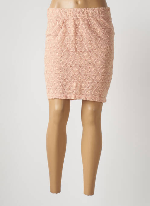 Fustă midi roz ICHI femeie