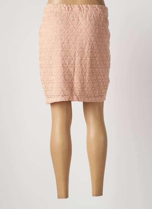 Fustă midi roz ICHI femeie