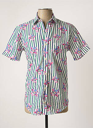 Cămașă cu mâneci scurte alb SERGE BLANCO bărbat