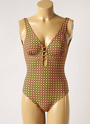 Costum de baie dintr-o singură piesă galben LOLITA ANGELS femeie