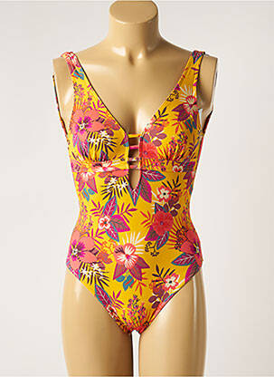 Costum de baie dintr-o singură piesă galben LOLITA ANGELS femeie