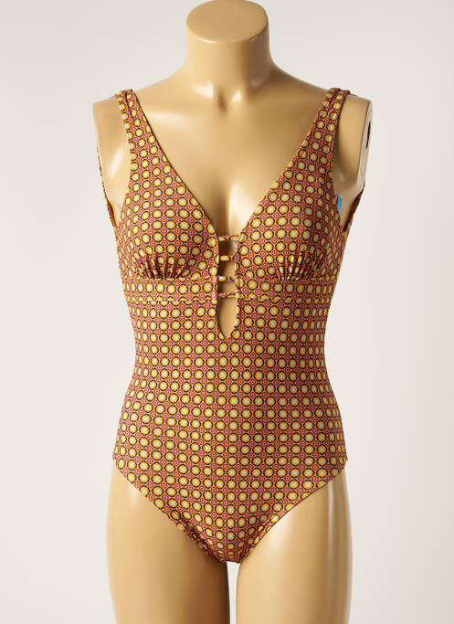 Costum de baie dintr-o singură piesă galben LOLITA ANGELS femeie