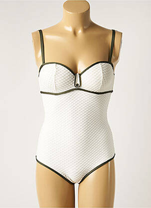 Costum de baie dintr-o singură piesă alb MARIE JO femeie