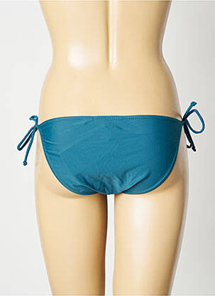 Chiloți de baie efect material satinat bikini verde SUN PROJECT femeie