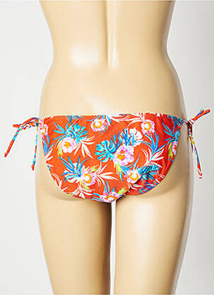 Chiloți de baie imprimeu tie and dye bikini portocalie SUN PROJECT femeie