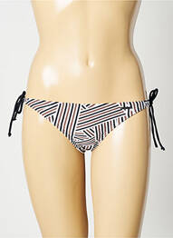 Chiloți de baie efect material satinat bikini negru SUN PROJECT femeie