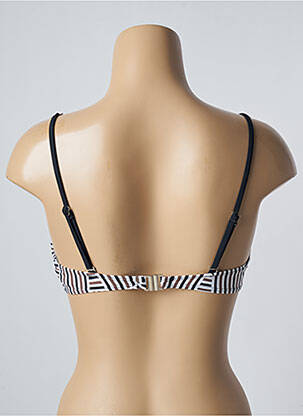 Sutien de costum de baie elasticitate top sutien modelat alb SUN PROJECT femeie