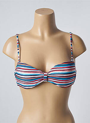 Sutien de costum de baie elasticitate top bentiță albastru SUN PROJECT femeie