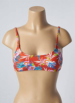 Sutien de costum de baie elasticitate top bentiță portocalie SUN PROJECT femeie