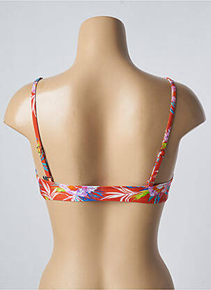 Sutien de costum de baie elasticitate top bentiță portocalie SUN PROJECT femeie