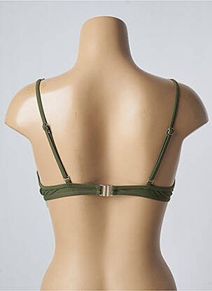 Sutien de costum de baie elasticitate top sutien push-up verde SUN PROJECT femeie