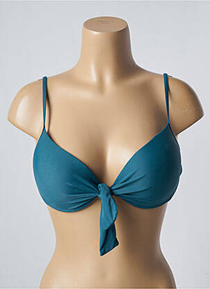 Sutien de costum de baie elasticitate top sutien push-up albastru SUN PROJECT femeie