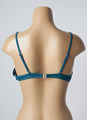 Sutien de costum de baie elasticitate top sutien push-up albastru SUN PROJECT femeie