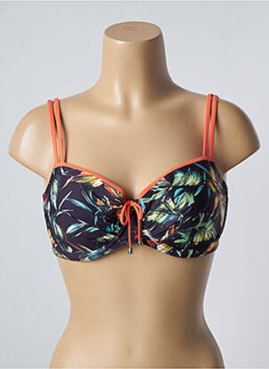 Sutien de costum de baie elasticitate top sutien modelat negru PRIMADONNA femeie
