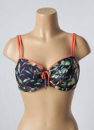 Sutien de costum de baie elasticitate top sutien modelat negru PRIMADONNA femeie