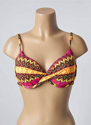 Sutien de costum de baie elasticitate top sutien modelat galben LOLITA ANGELS femeie