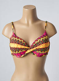 Sutien de costum de baie elasticitate top sutien modelat galben LOLITA ANGELS femeie