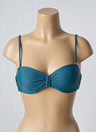 Sutien de costum de baie elasticitate sutien balconet cu decolteu înalt verde SUN PROJECT femeie