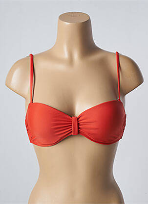 Sutien de costum de baie elasticitate sutien balconet cu decolteu înalt portocalie SUN PROJECT femeie