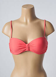 Sutien de costum de baie elasticitate sutien balconet cu decolteu înalt roz SUN PROJECT femeie