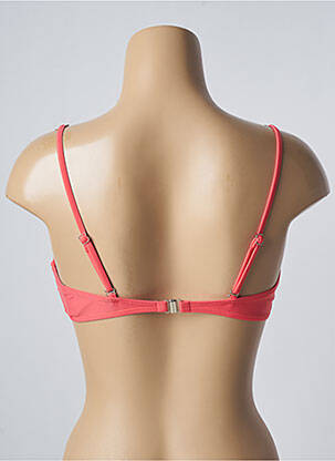 Sutien de costum de baie elasticitate sutien balconet cu decolteu înalt roz SUN PROJECT femeie