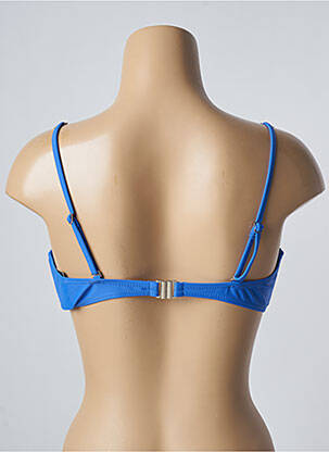 Sutien de costum de baie elasticitate sutien balconet cu decolteu înalt albastru SUN PROJECT femeie