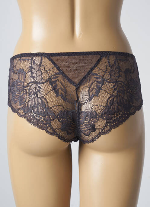Shorty țesătură dantelă maro SIMONE PERELE femme