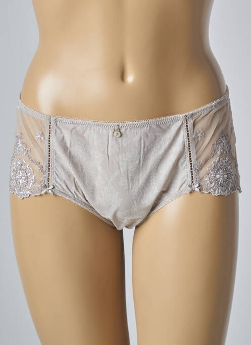 Shorty finisaj dantelă gri EMPREINTE femme