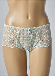 Shorty efect material satinat verde EMPREINTE femme