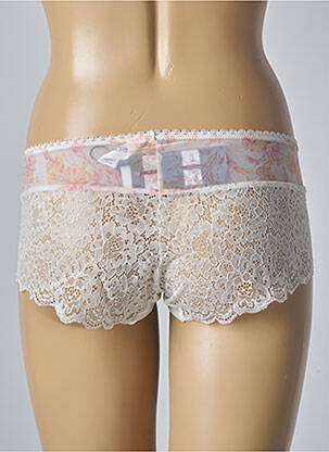 Shorty efect material satinat bej EMPREINTE femeie