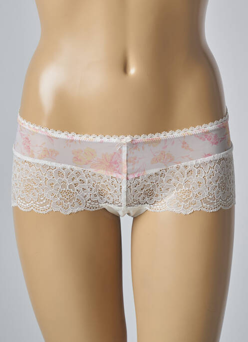 Shorty efect material satinat bej EMPREINTE femme