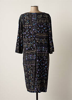 Rochie midi mâneci 3/4 mâneci 3/4 negru GRIFFON femeie
