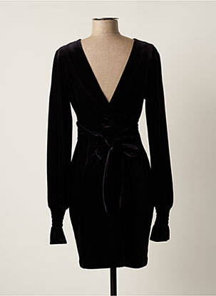 Rochie scurtă mâneci lungi mâneci lungi negru JANE WOOD femeie