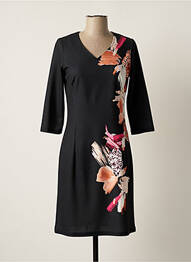 Rochie scurtă mâneci 3/4 mâneci 3/4 negru GUY DUBOUIS femme