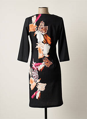 Rochie scurtă mâneci 3/4 mâneci 3/4 negru GUY DUBOUIS femeie