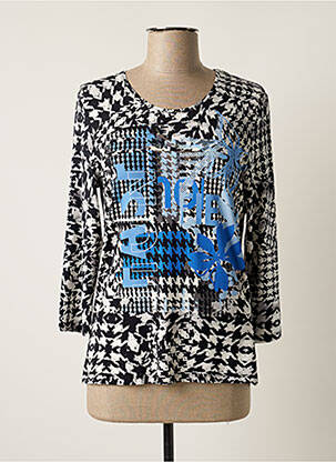 Tricou mâneci 3/4 mâneci 3/4 negru BARBARA LEBEK femeie