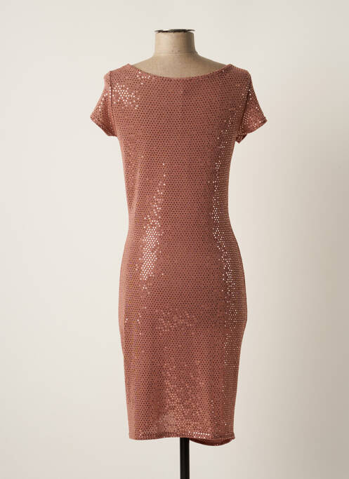 Rochie midi mâneci scurte mâneci scurte roz FILLES A SUIVRE femme