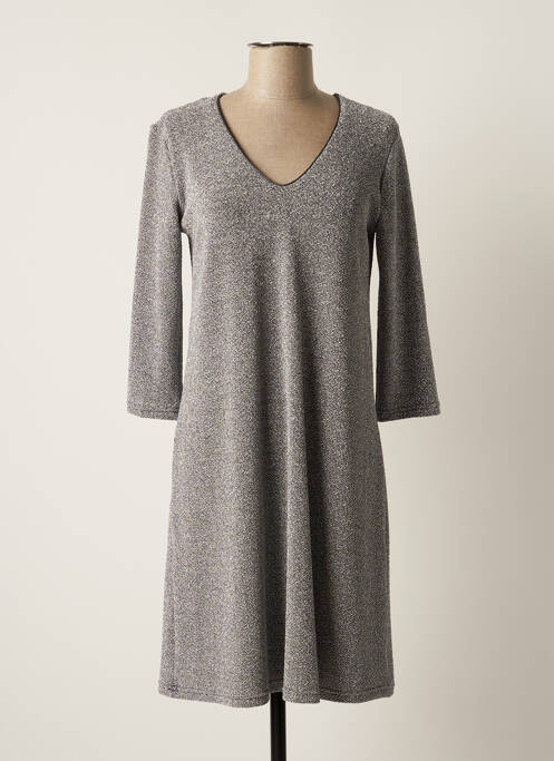 Rochie midi gri COTTONADE femeie