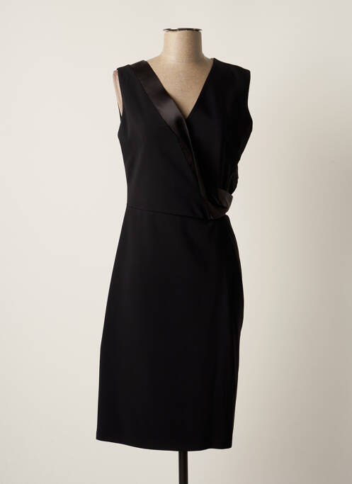 Rochie midi negru MATHIEU PARIS femeie