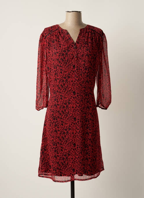 Rochie midi roșu CHRISTINE LAURE femeie