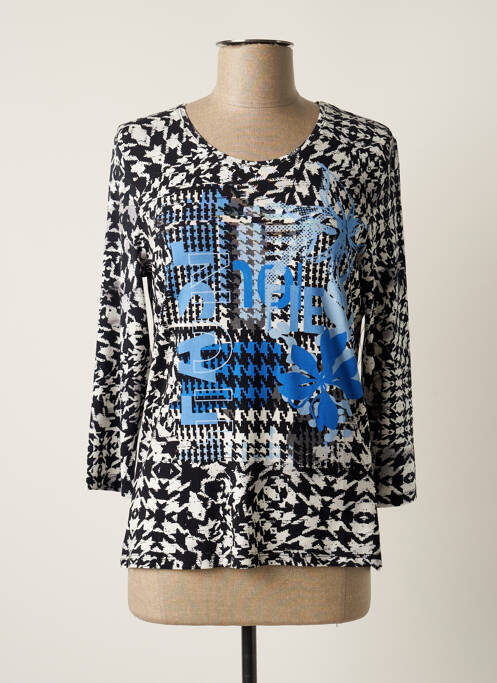 Tricou mâneci 3/4 mâneci 3/4 negru BARBARA LEBEK femme