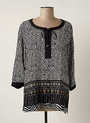 Tunică mâneci lungi negru BARBARA LEBEK femeie